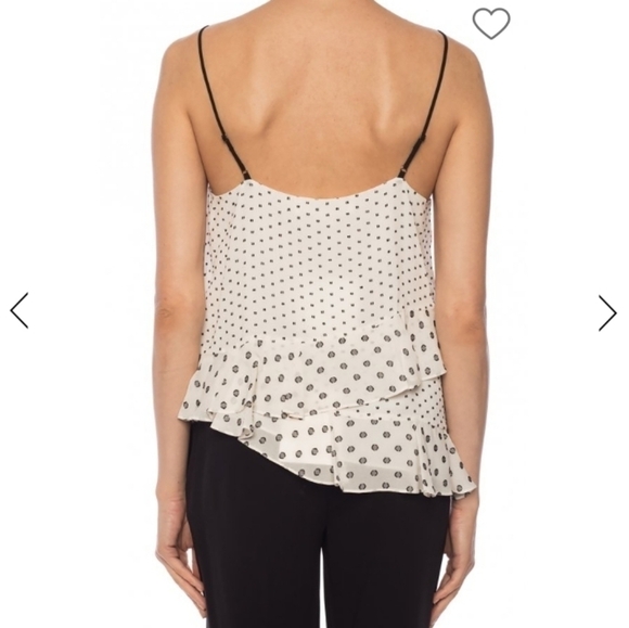 Diane von Furstenberg Lara Ruffle Chiffon Cami - Picture 3 of 12